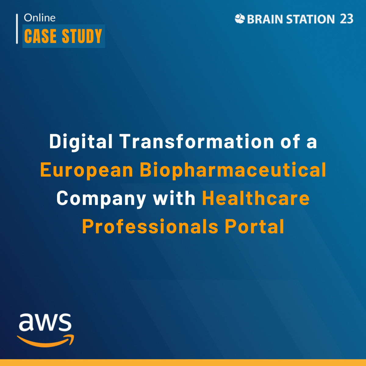 Digital Transformation of a European Biopharmaceutical Company with Healthcare Professionals Portal